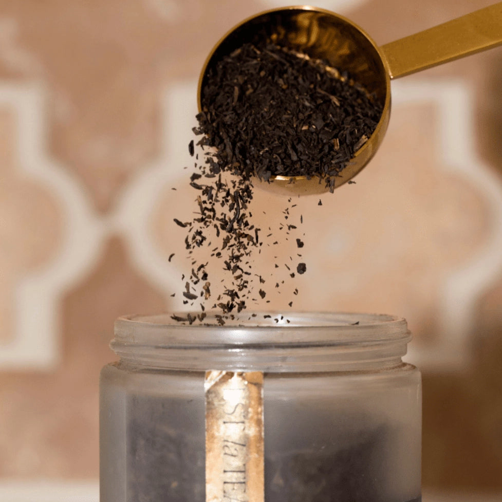 Brushed Gold Single Serving Tea Scoop
