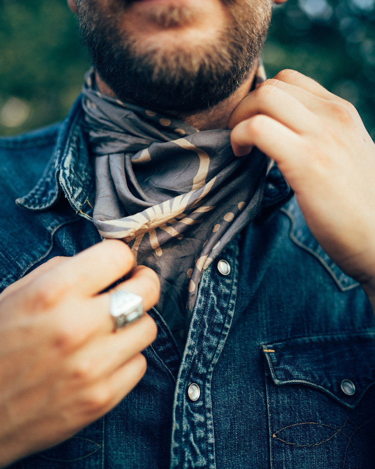 Earl Gray Wild Rag by Kit Santa Fe