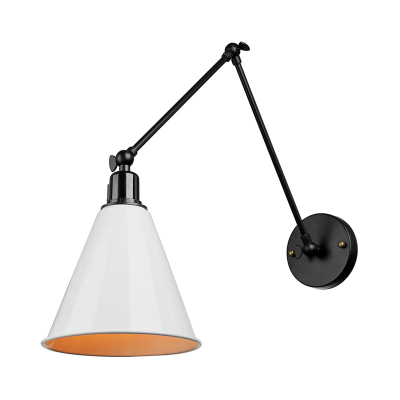 Alistair's Industrial Wall Sconce - Classic 1-Light Swing Arm