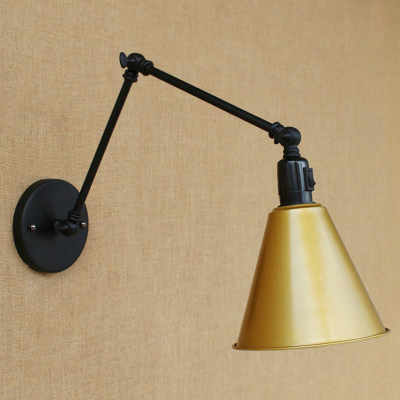 Alistair's Industrial Wall Sconce - Classic 1-Light Swing Arm