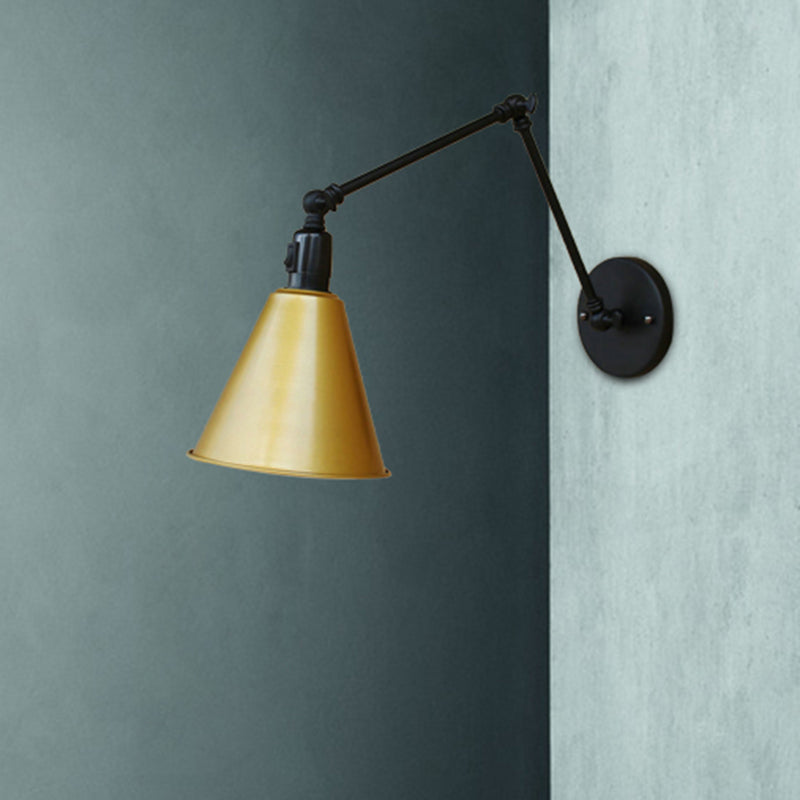 Alistair's Industrial Wall Sconce - Classic 1-Light Swing Arm