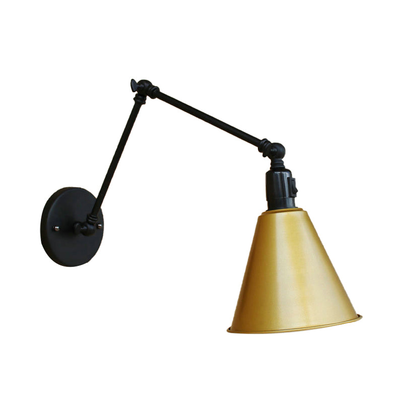 Alistair's Industrial Wall Sconce - Classic 1-Light Swing Arm