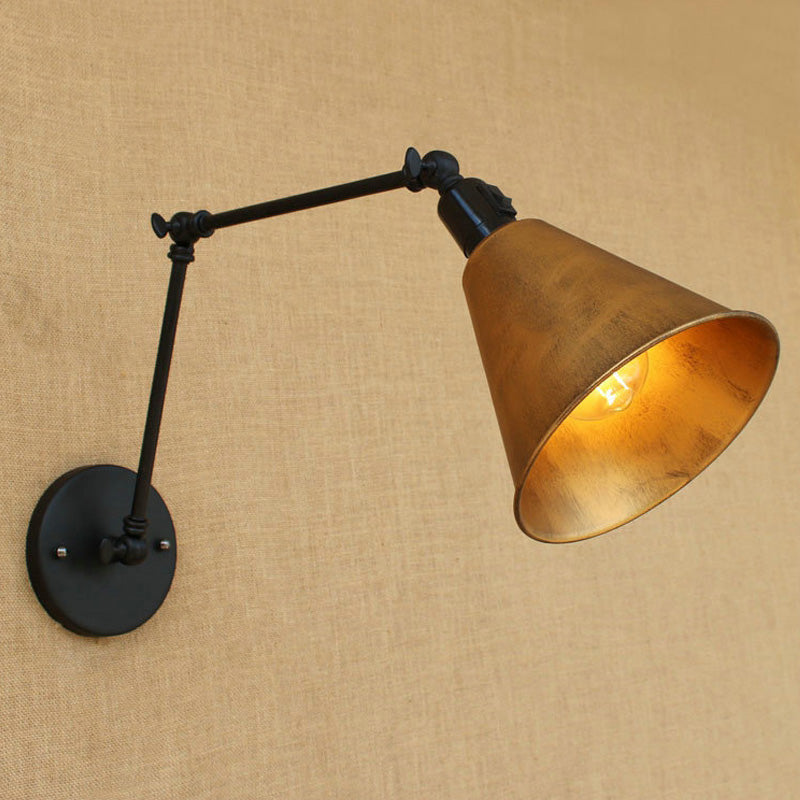 Alistair's Industrial Wall Sconce - Classic 1-Light Swing Arm