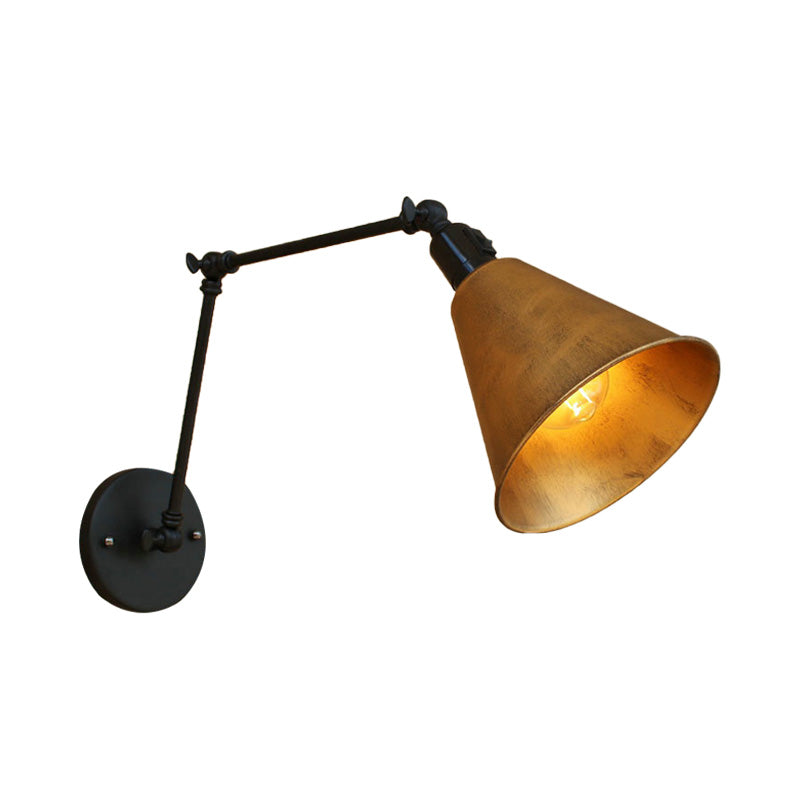 Alistair's Industrial Wall Sconce - Classic 1-Light Swing Arm