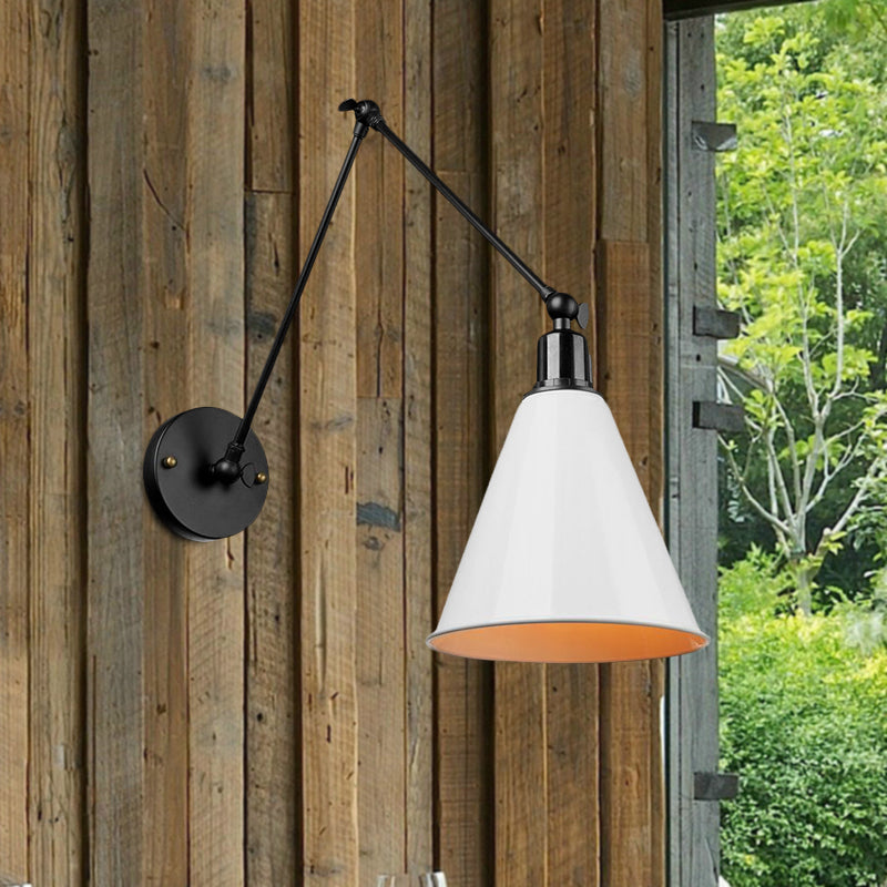 Alistair's Industrial Wall Sconce - Classic 1-Light Swing Arm