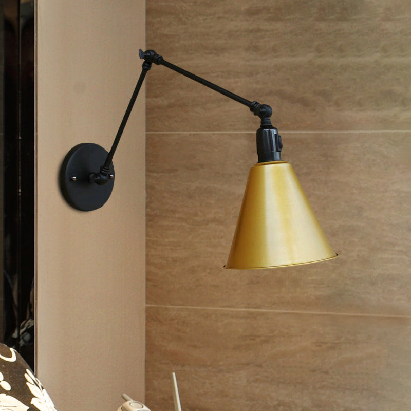 Alistair's Industrial Wall Sconce - Classic 1-Light Swing Arm