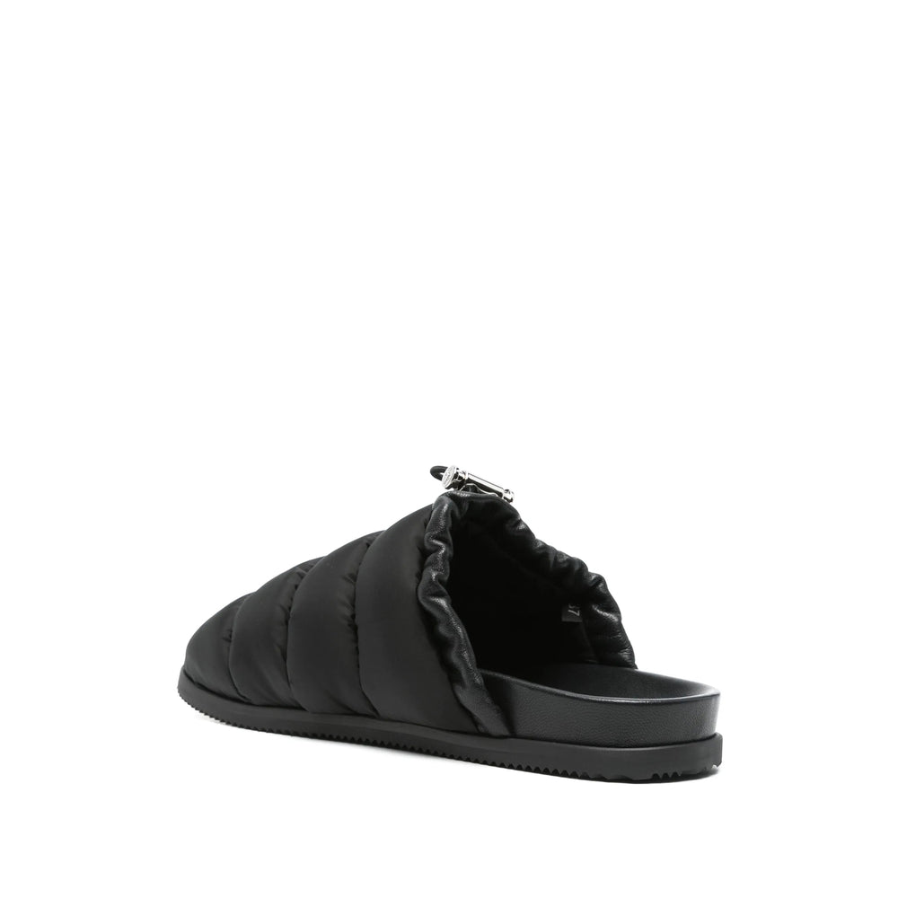 Moncler Black Slippers Women
