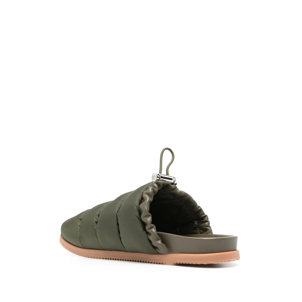 Moncler Green Slippers Women