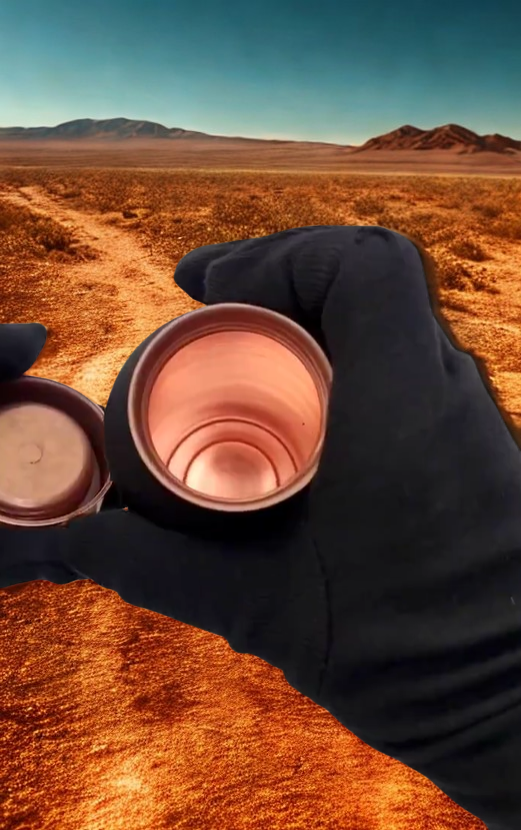 Matte Black Copper Water Bottle | GHOST TOWN RANCH