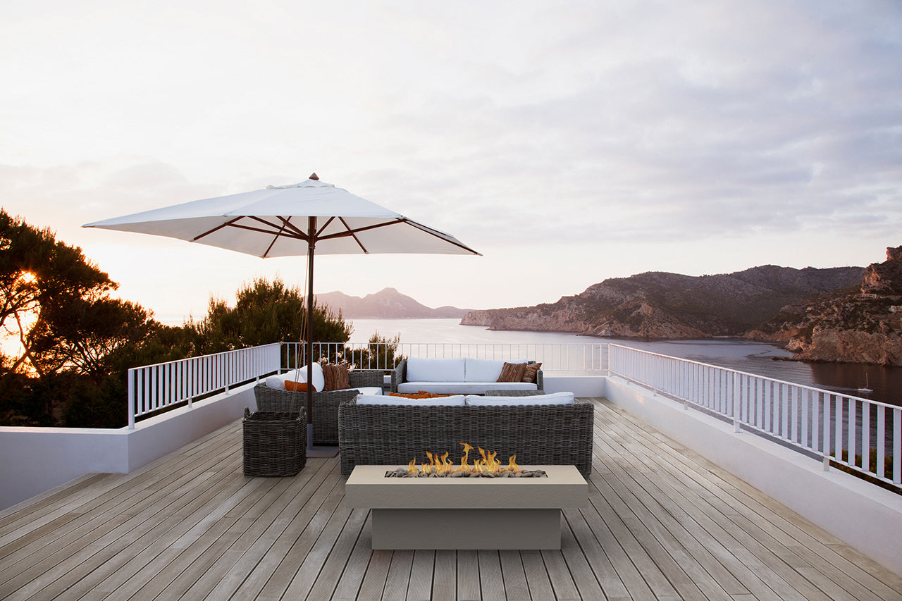 Terraza | Concrete Fire Pit Table by Crete Design