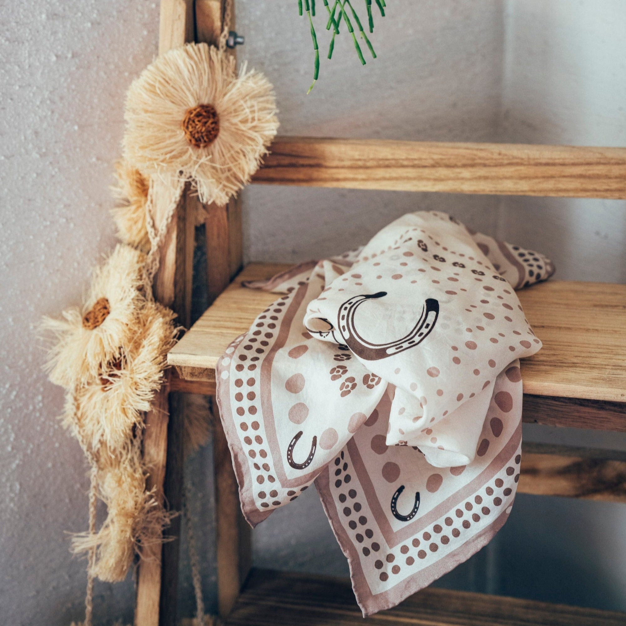 Coconut Horseshoe Bandana by Kit Santa Fe