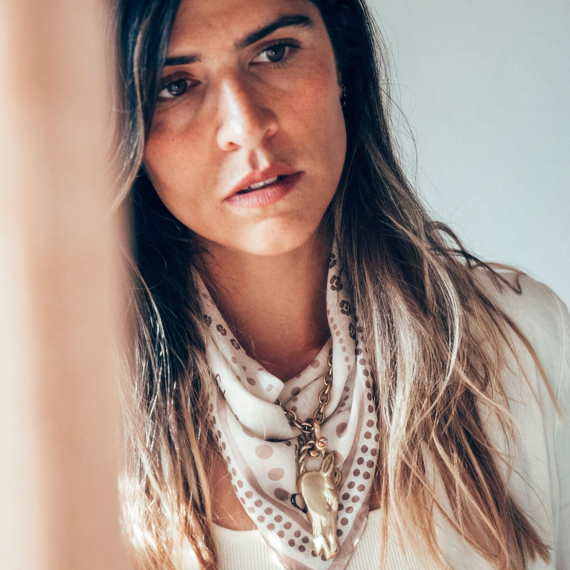 Coconut Horseshoe Bandana by Kit Santa Fe