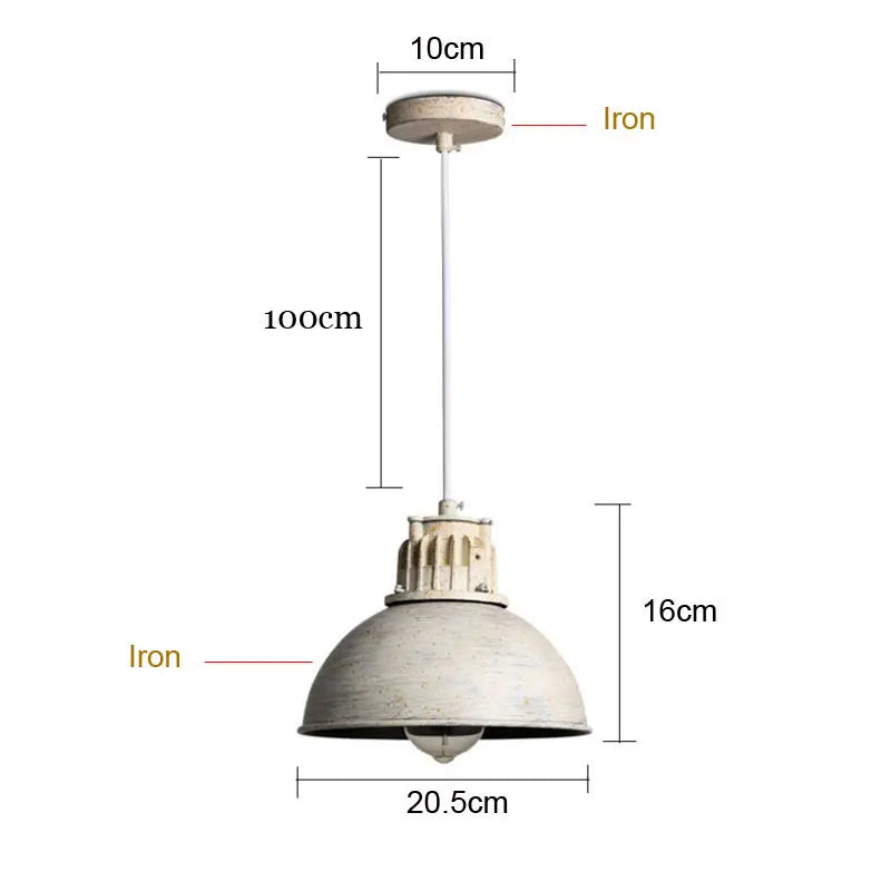 American Loft Retro Industrial Pendant Lamp - Perfect for Dining Rooms, Bars, and More