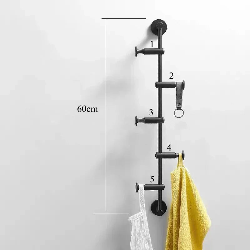 European Brass Wall Hook – 60cm Towel and Cloth Hanger for Bedroom and Washroom Storage