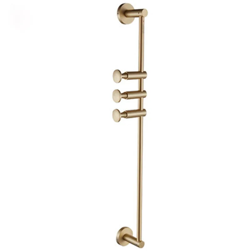 European Brass Wall Hook – 60cm Towel and Cloth Hanger for Bedroom and Washroom Storage