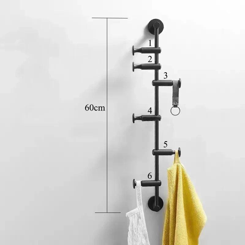 European Brass Wall Hook – 60cm Towel and Cloth Hanger for Bedroom and Washroom Storage
