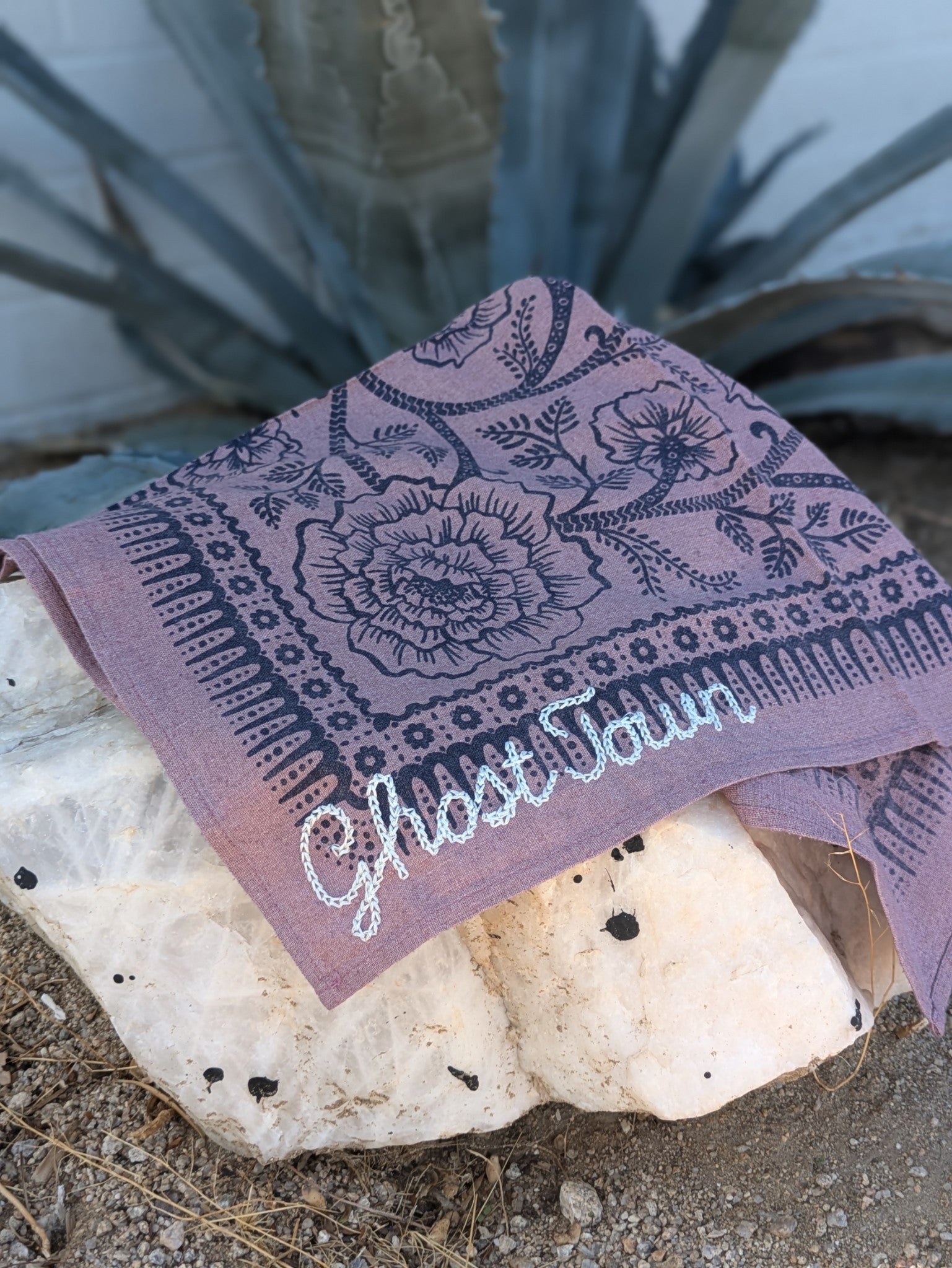 Natural Dye Silk Bandana | LAST CHANCE TEXTILES