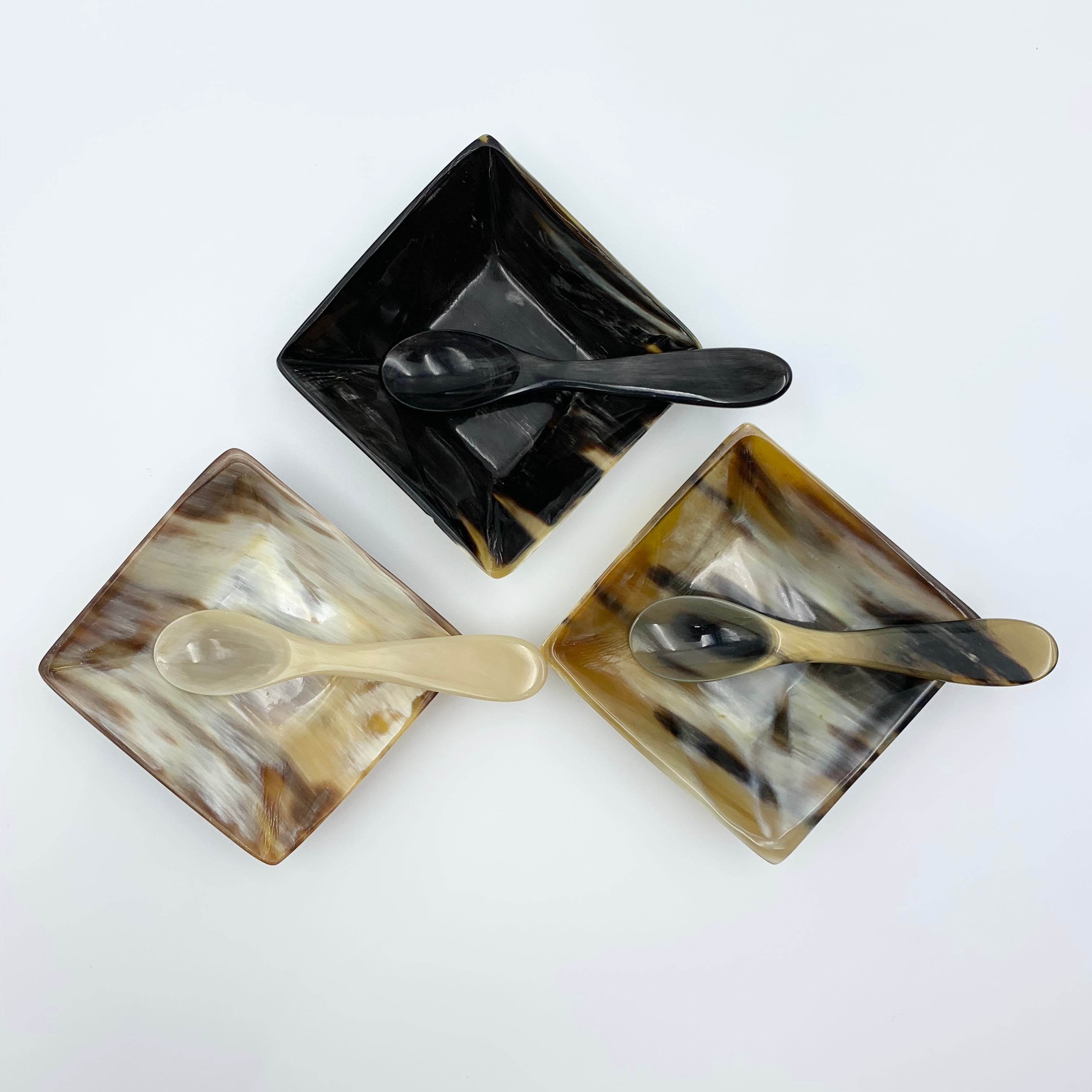 Horn Spice Bowl with Spoon by Maadili Collective