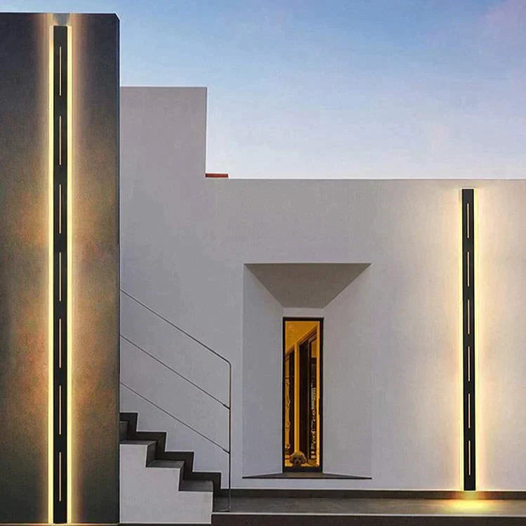 Eva's Waterproof Aluminum LED Outdoor Wall Lamp - Remote Controlled Garden Porch Sconce