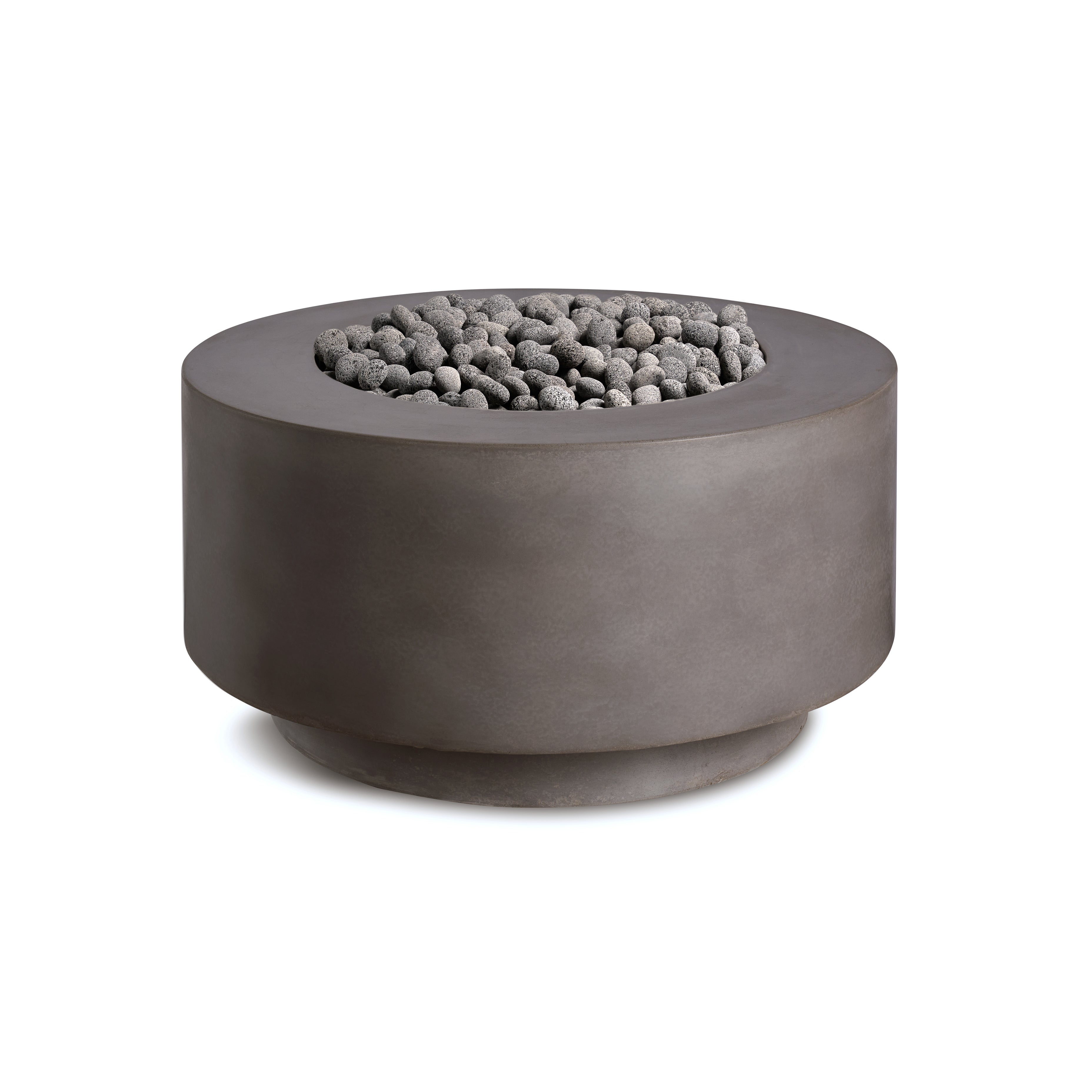 Rund | Cylindrical Concrete Fire Bowl by Crete Design