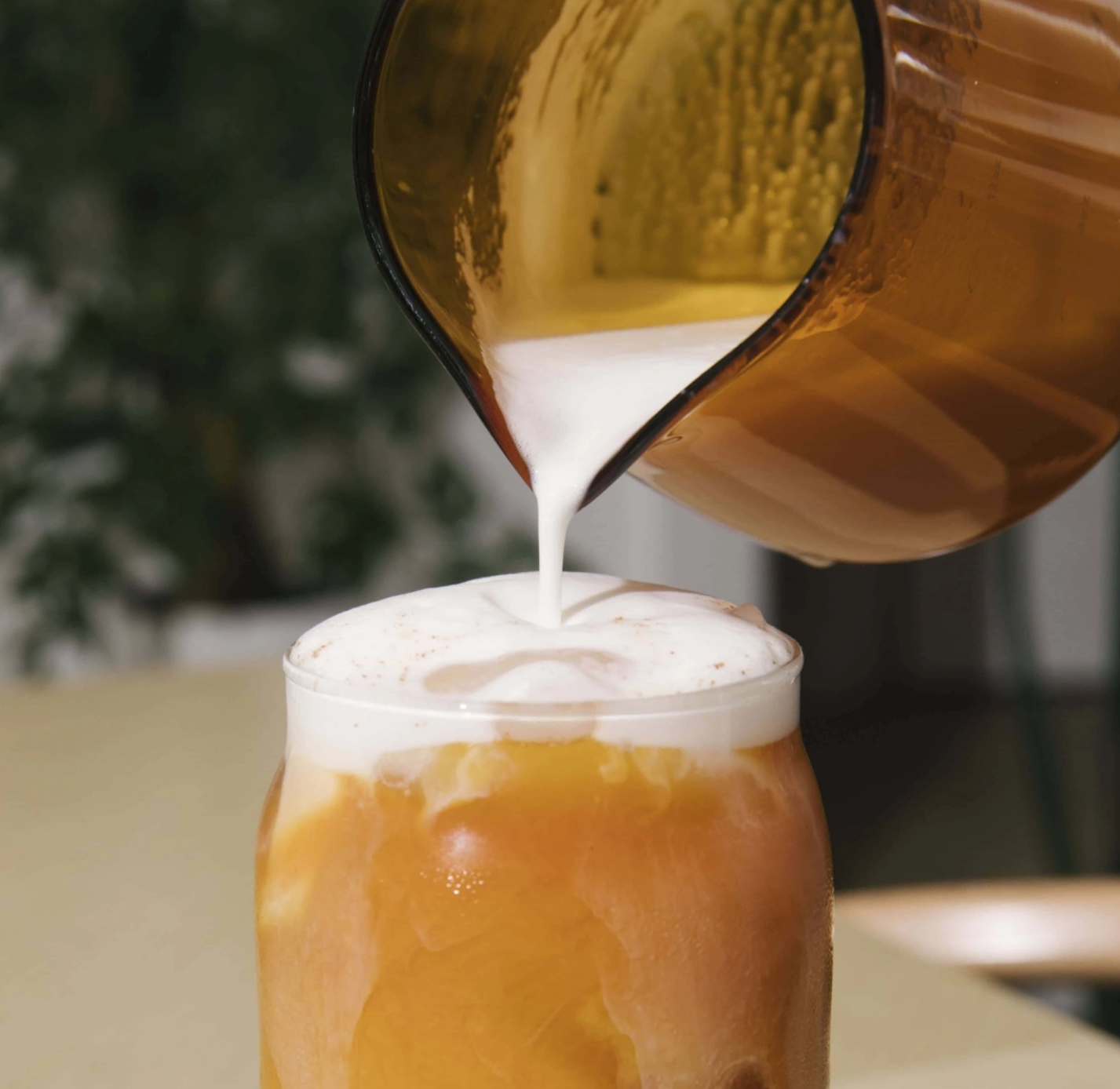 Glass Milk Frothing + Pouring Pitcher | TEAPRESSA
