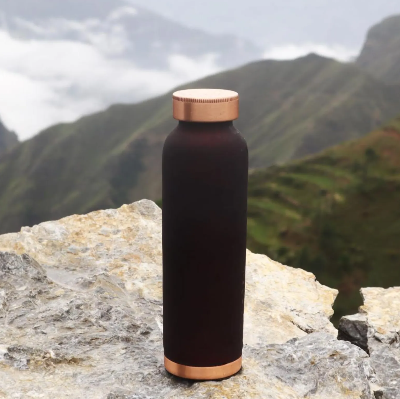 Matte Black Copper Water Bottle | GHOST TOWN RANCH