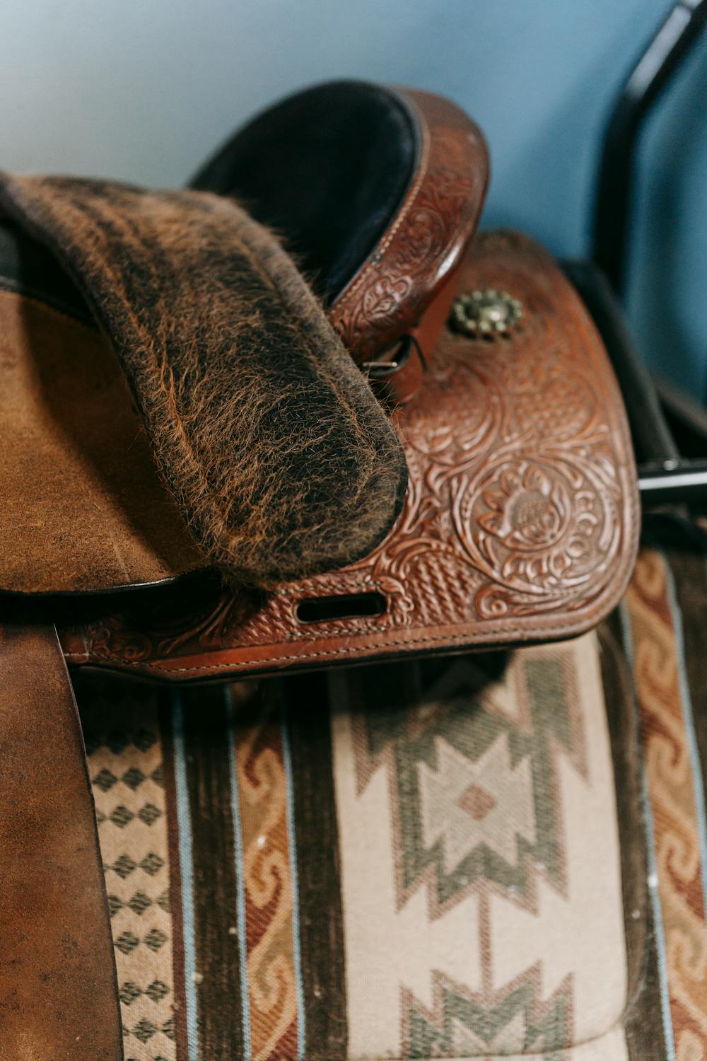 Firewood + Leather Hand Poured Soy Candle in Gift Box | GHOST TOWN RANCH