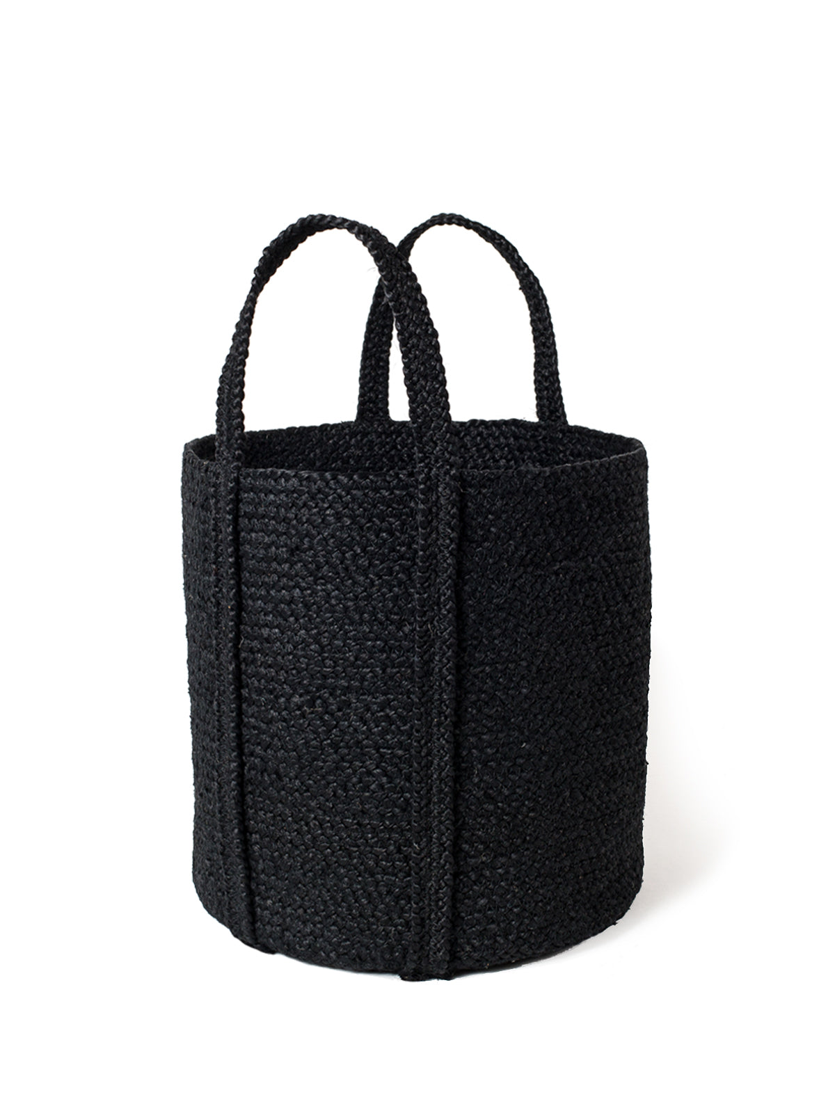 Kata Basket with handle - Black by KORISSA