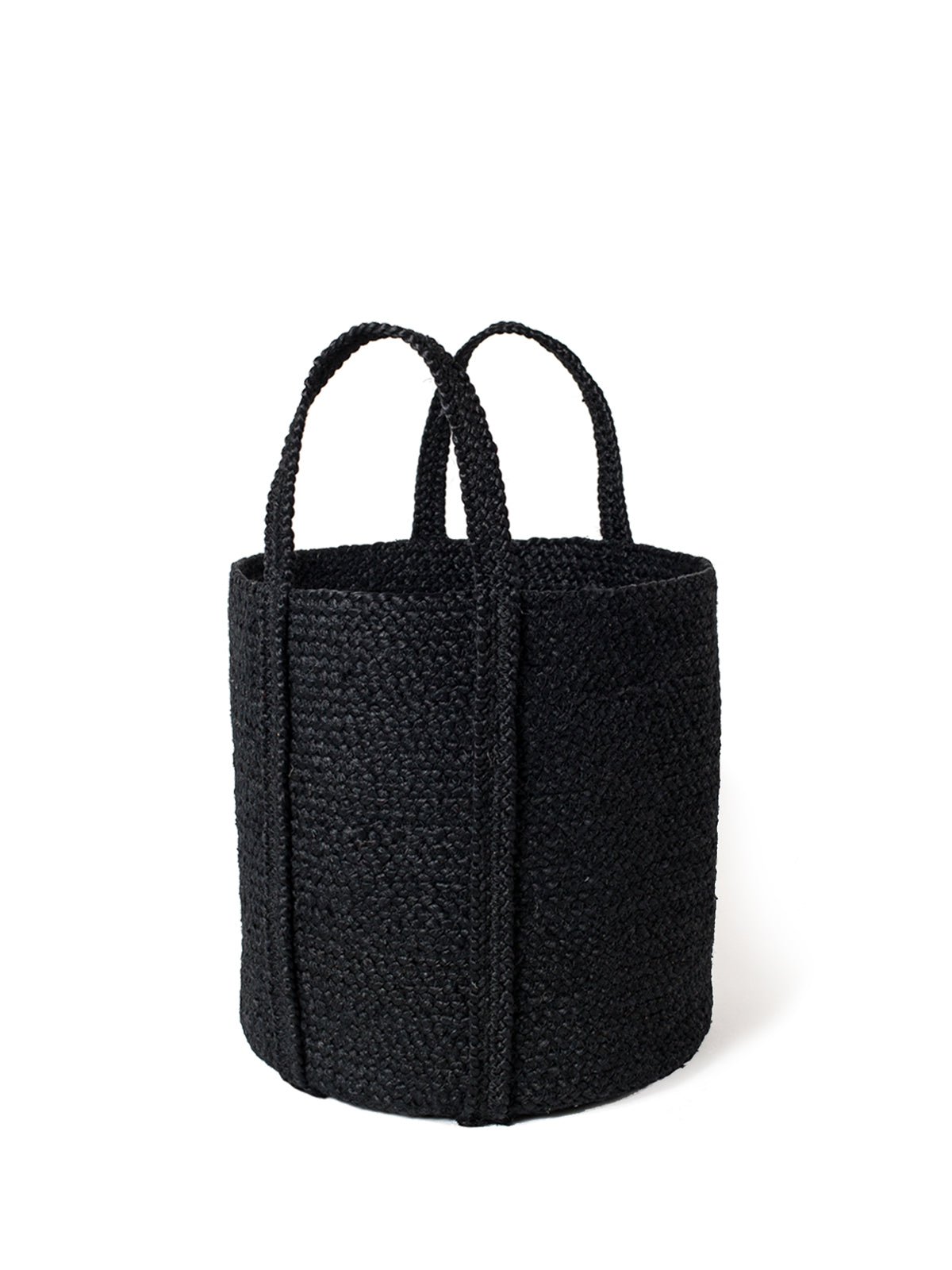 Kata Basket with handle - Black by KORISSA