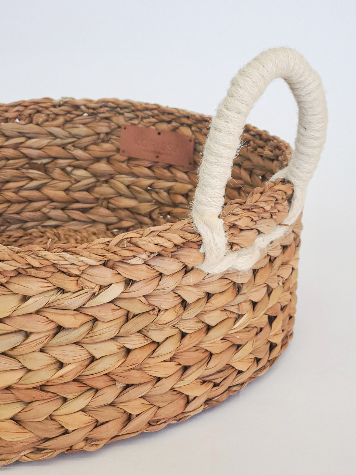 Savar Round Tray Basket by KORISSA