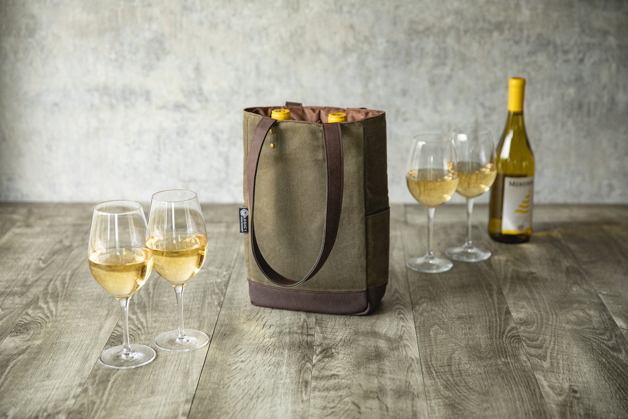 2 Bottle Insulated Wine Cooler Bag by Picnic Time Family of Brands