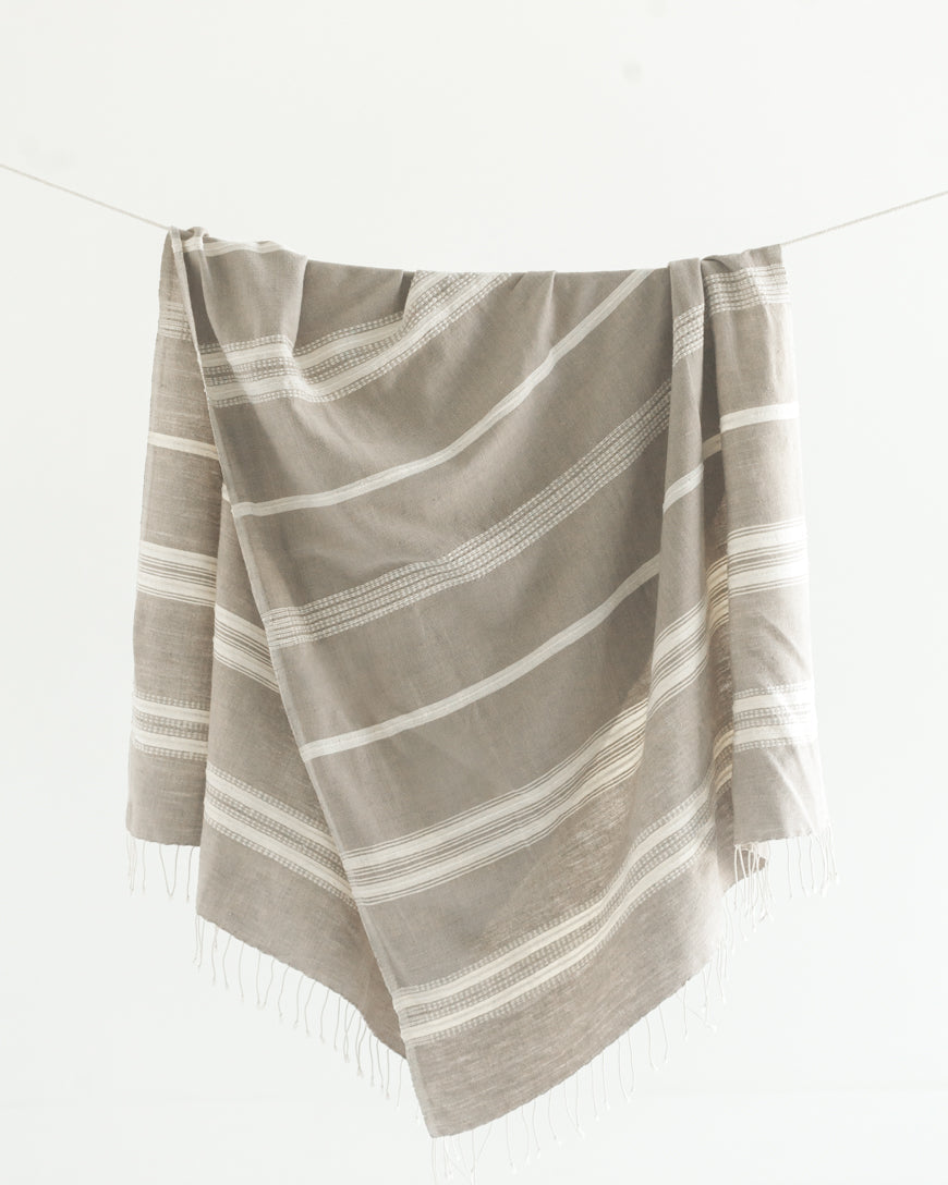 Aden Cotton Throw Blanket by Creative Women