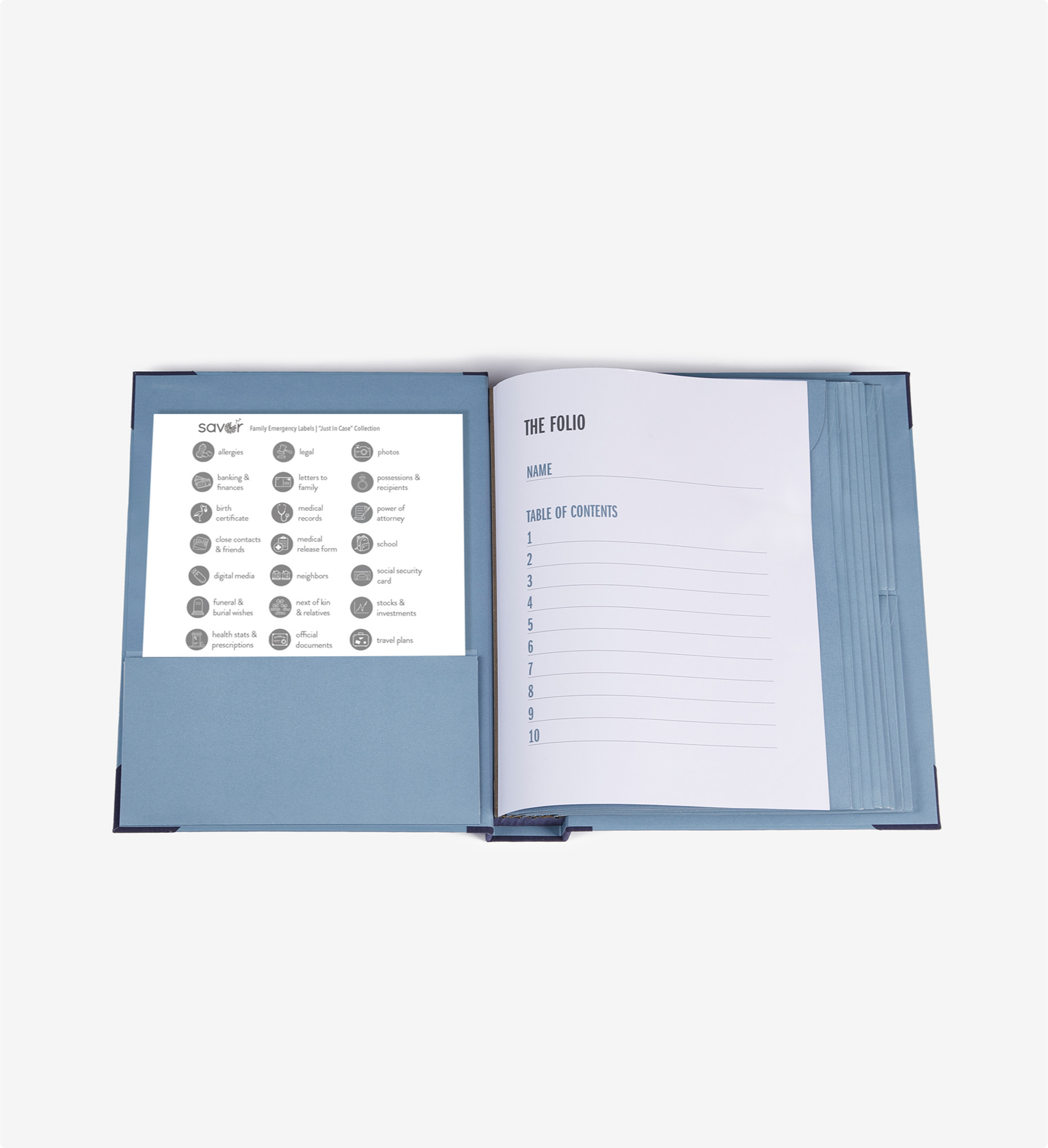 Document Organizer Folio by Savor