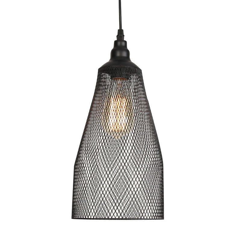Ethan's Industrial Wire Mesh Pendant Lamp: A Touch of Industrial Charm