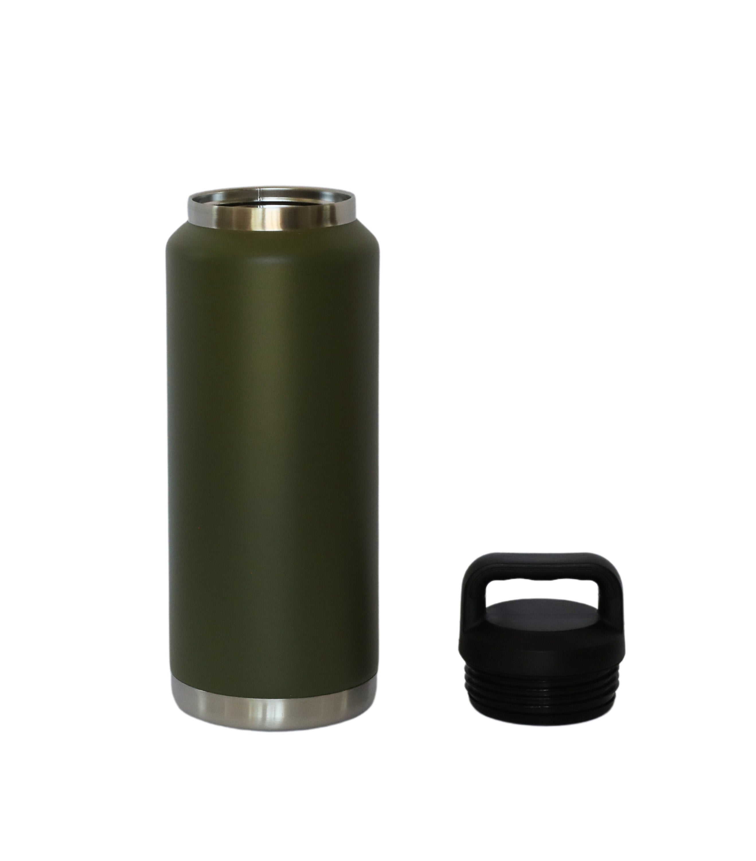 36 Oz Stainless Steel Water Bottle - Dark Green by Creative Gifts