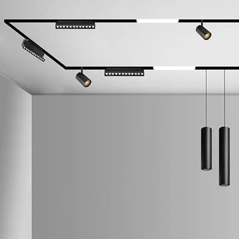 New Magnetic Track Light - Dimmable with Remote Control and 48V LED Ceiling Lamp