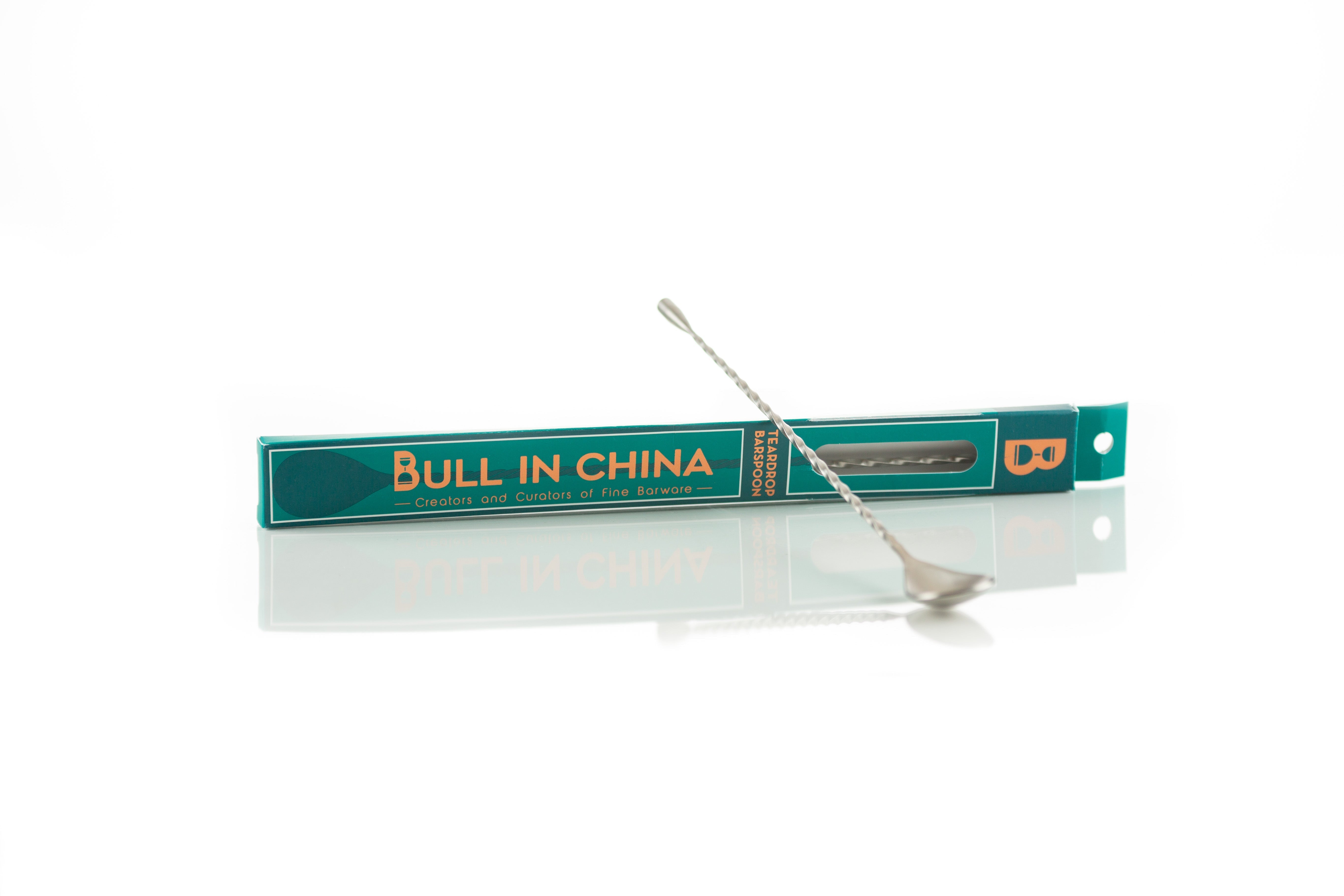 Teardrop Barspoon - 12"/30cm (Standard length) by Bull In China