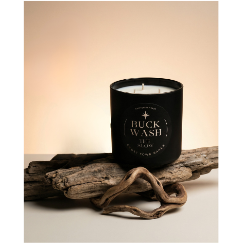 The Slow, Hand-Poured 3-wick Coconut-Soy Candle, 18oz