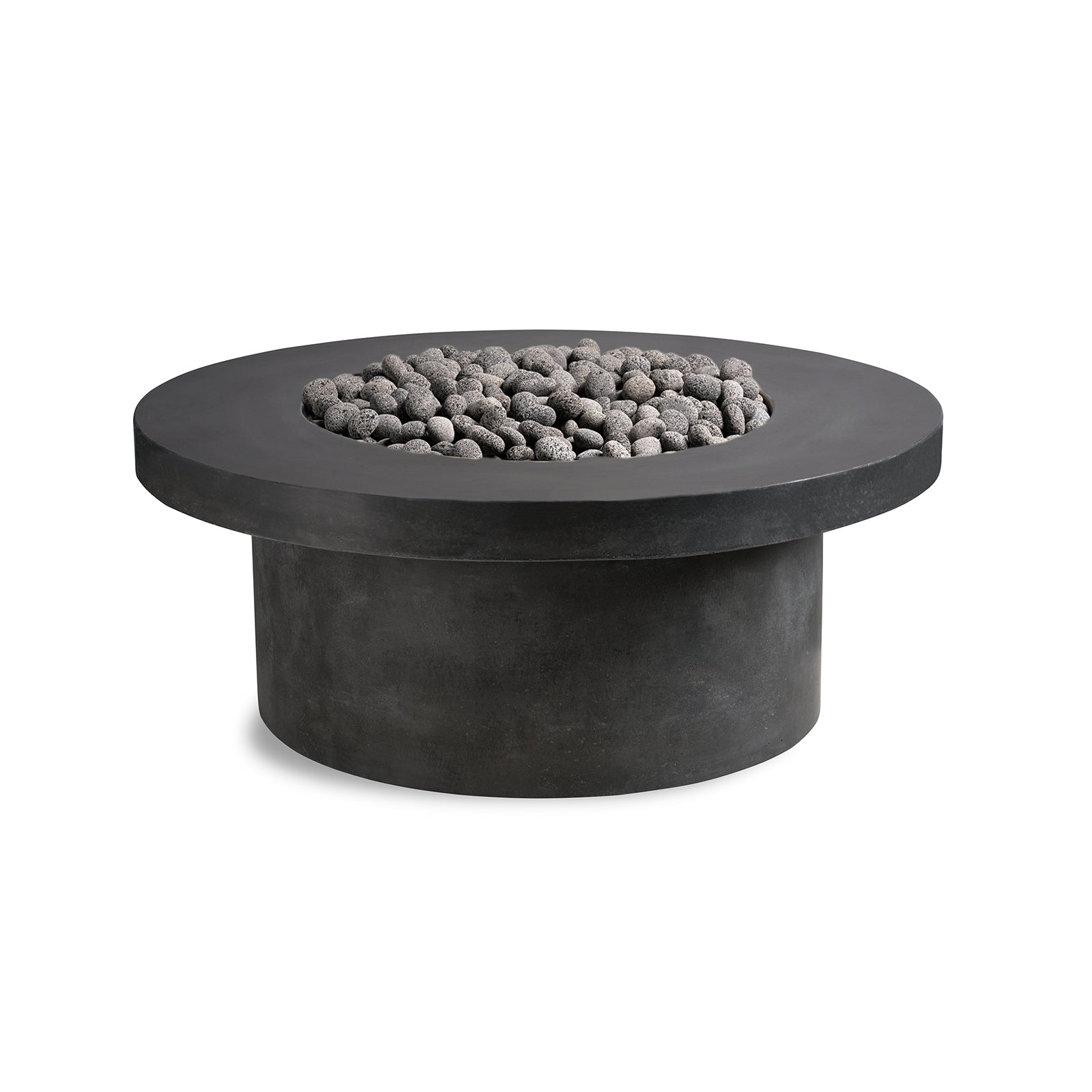 Mirasol - Circular Concrete Fire Pit Table by Crete Design