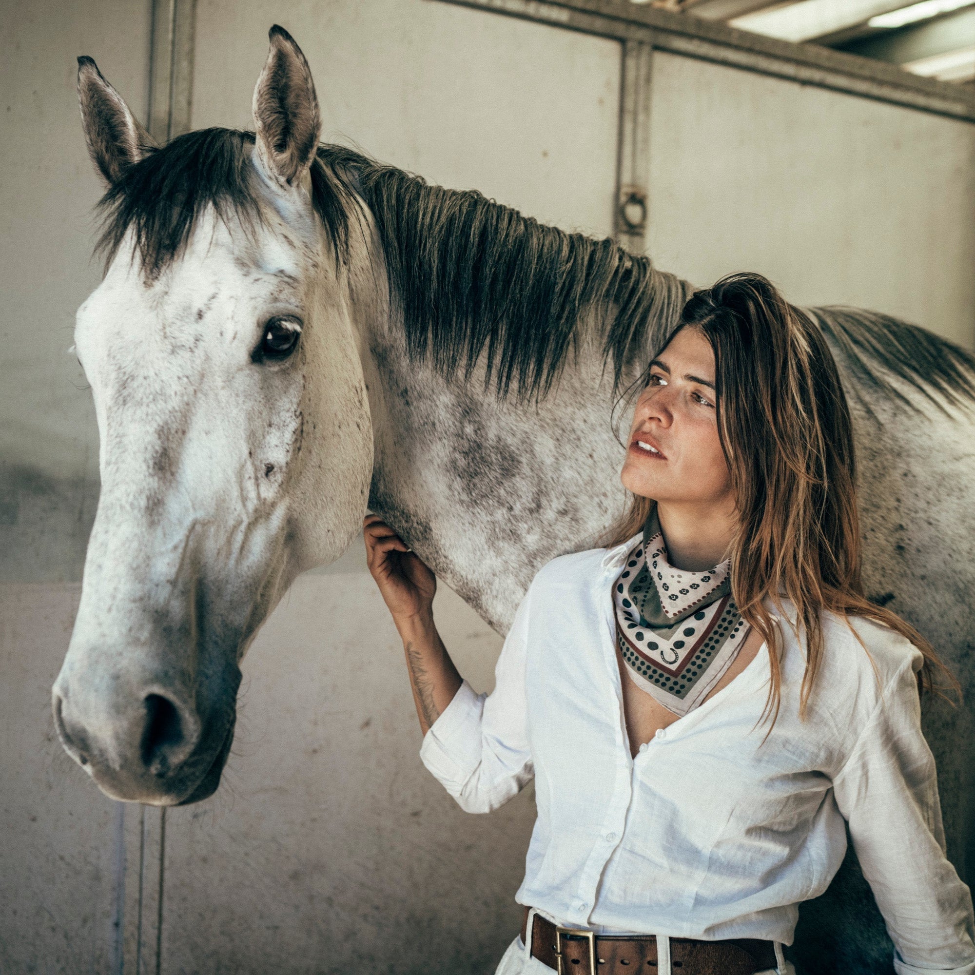 Horseshoe Bandana in Jade by Kit Santa Fe