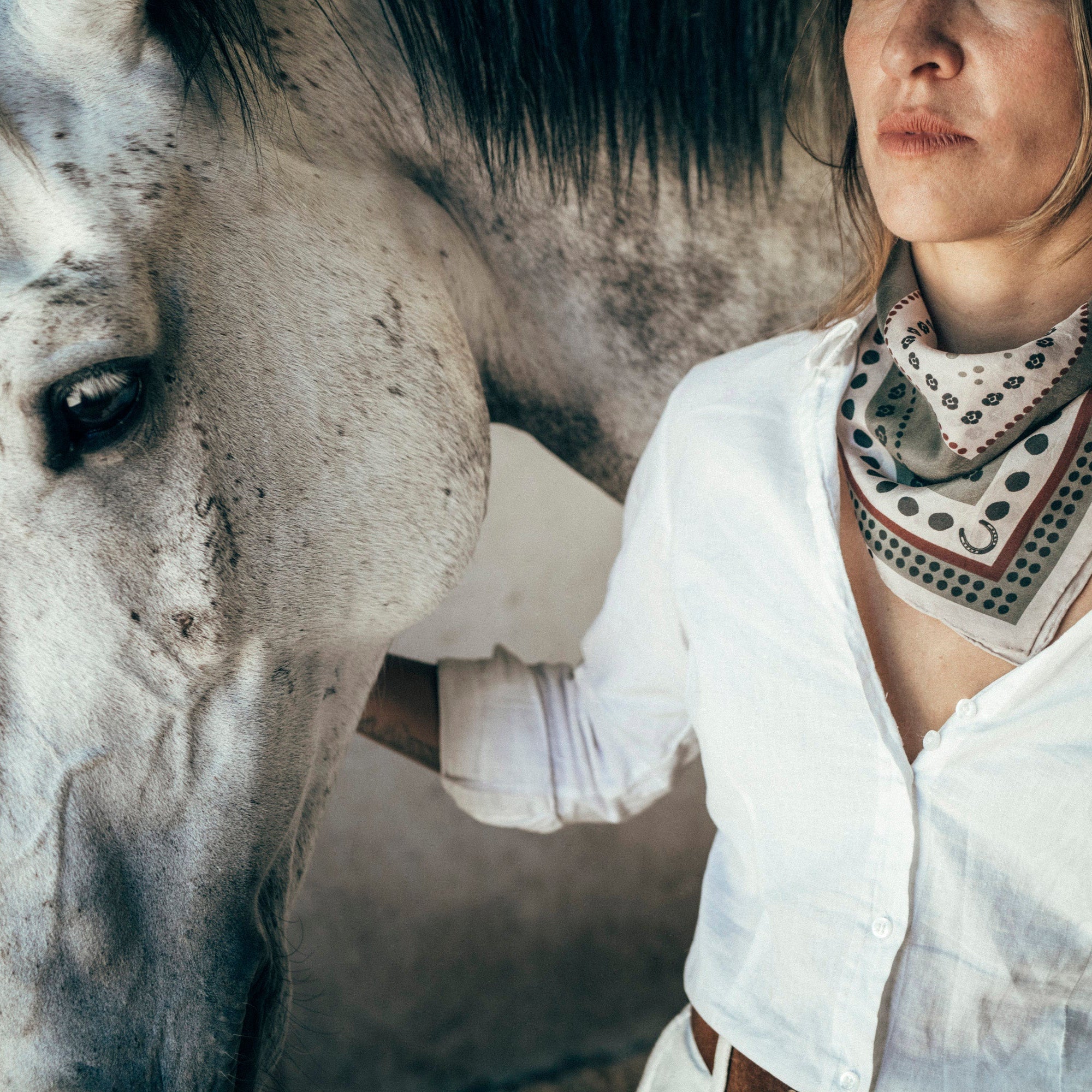 Horseshoe Bandana in Jade by Kit Santa Fe