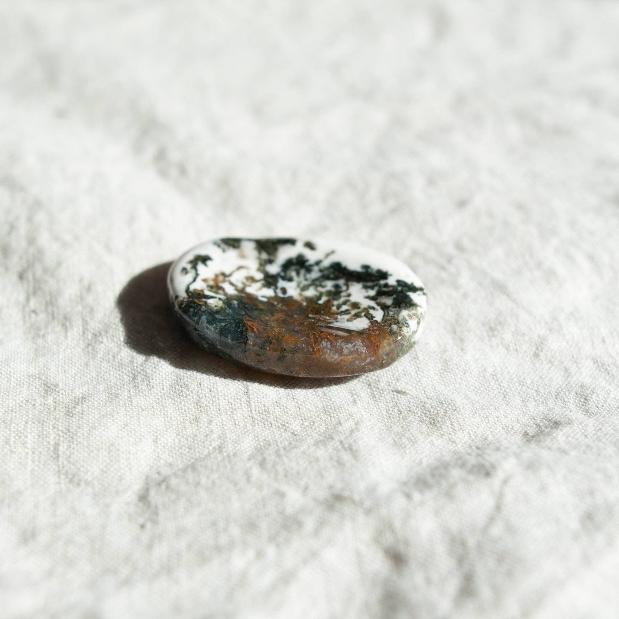 Tree Agate Worry Stone by Tiny Rituals