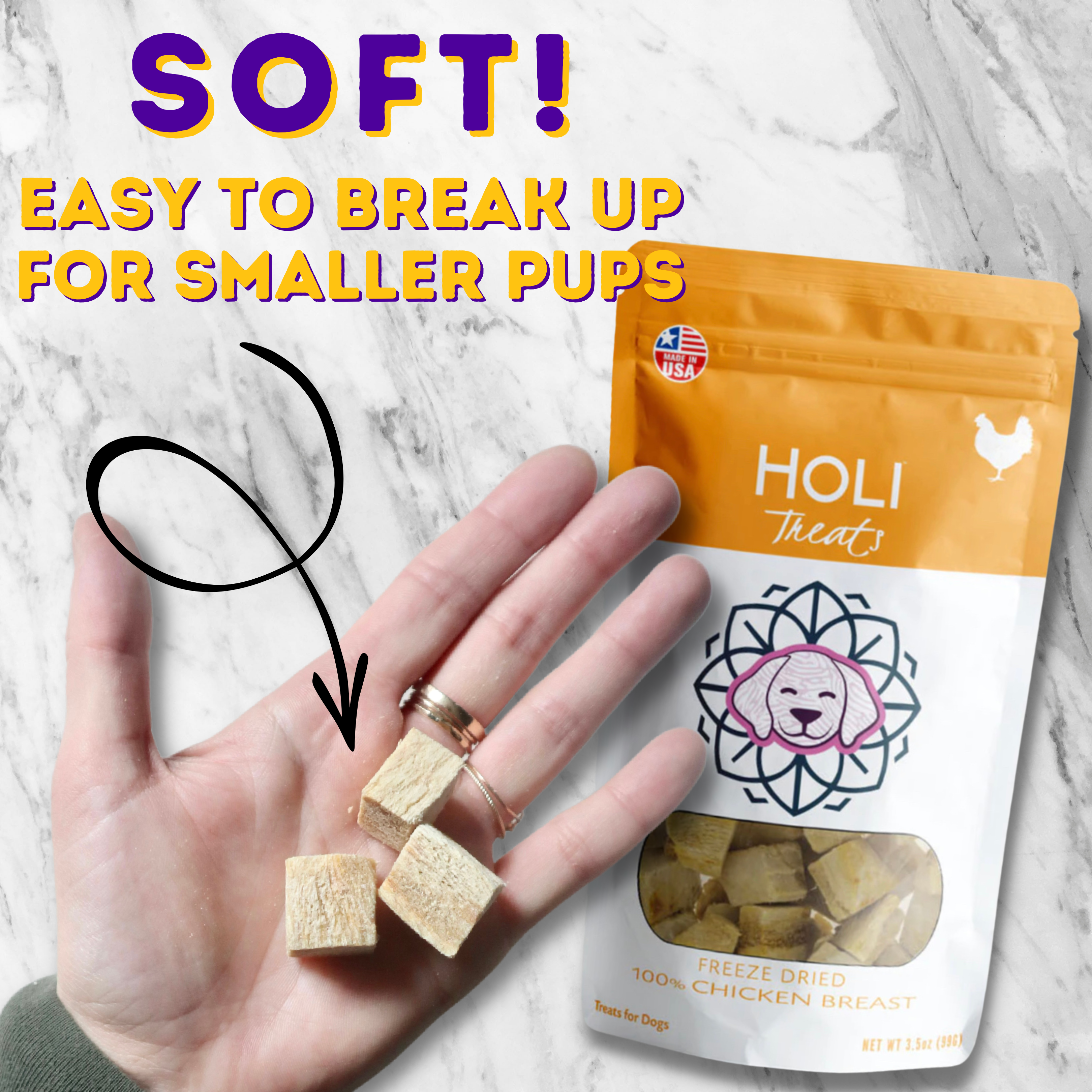 Chicken Breast Dog Treats by HOLI