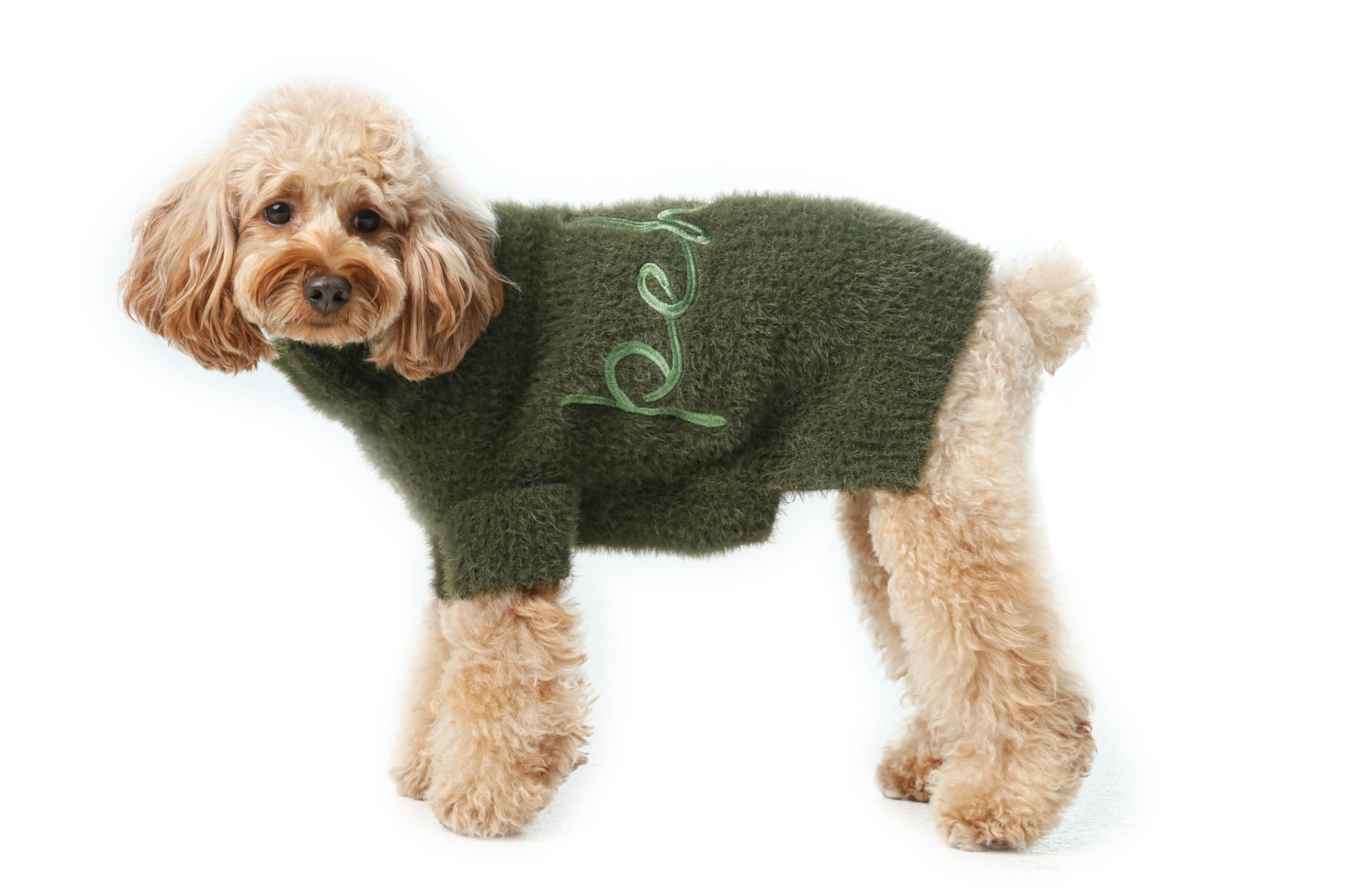 Eskimo Fuzzy Sweater - Green by PEHOM