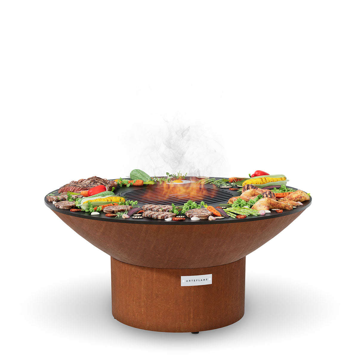 Arteflame 40" Fire Pit With Cooktop by Arteflame Outdoor Grills