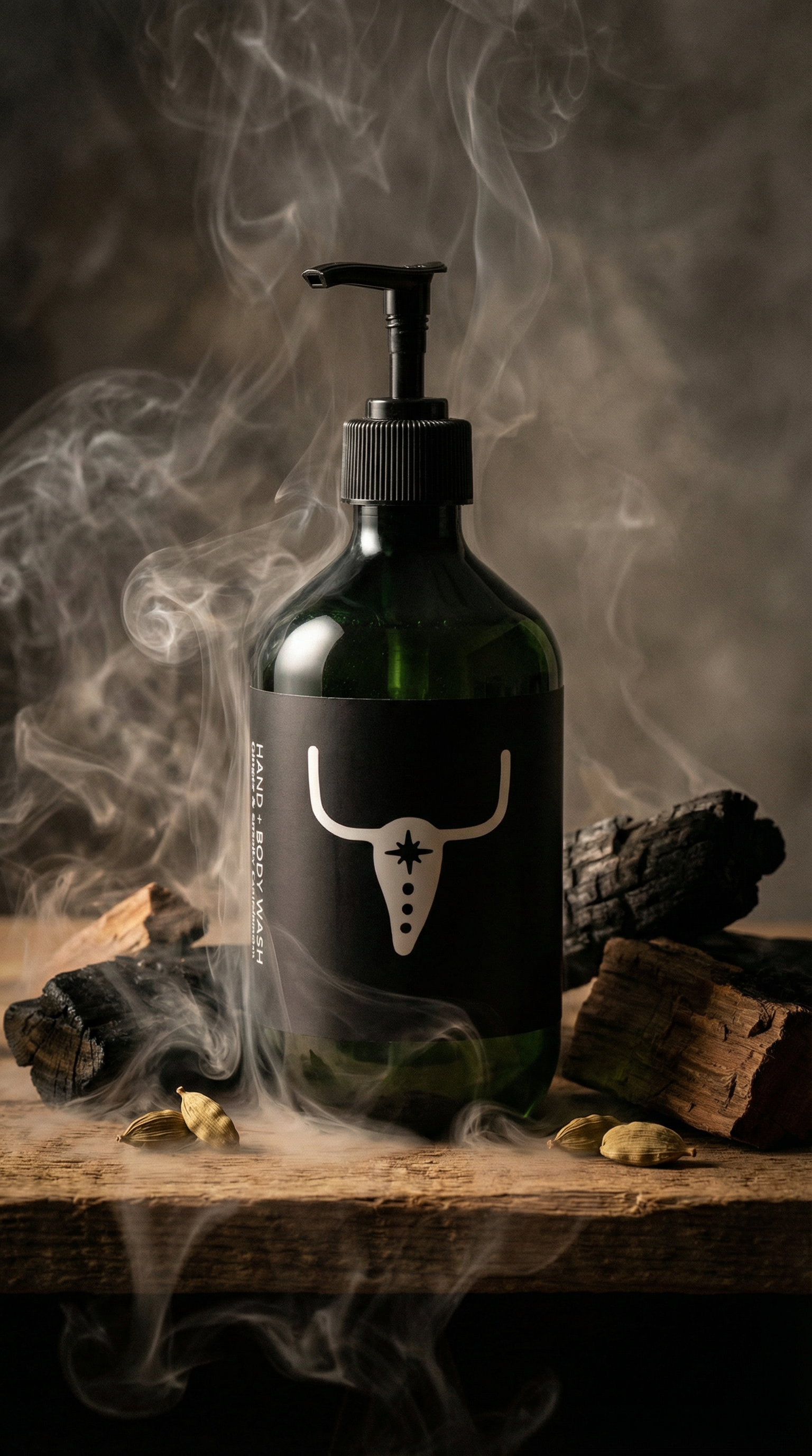 Hand & Body Wash, Ginger + Smoky Cardamom