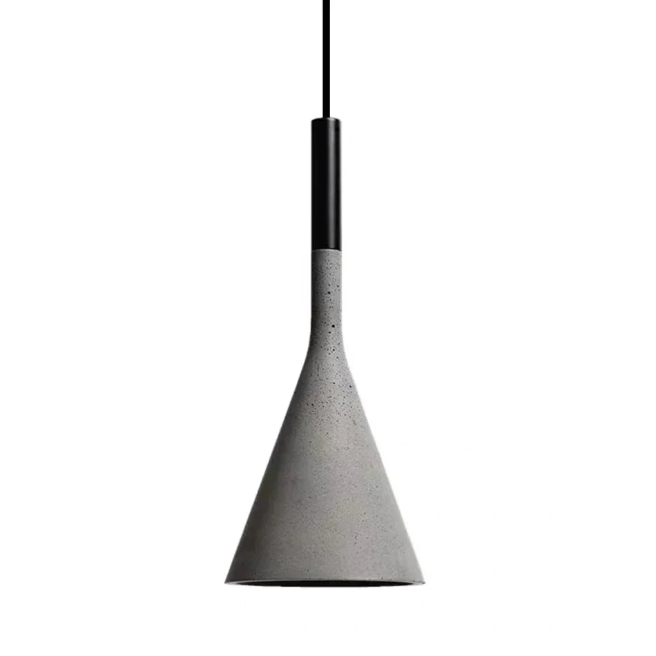 Concrete Pendant Lights - Nordic Modern LED Illumination for Restaurants, Bars, and More