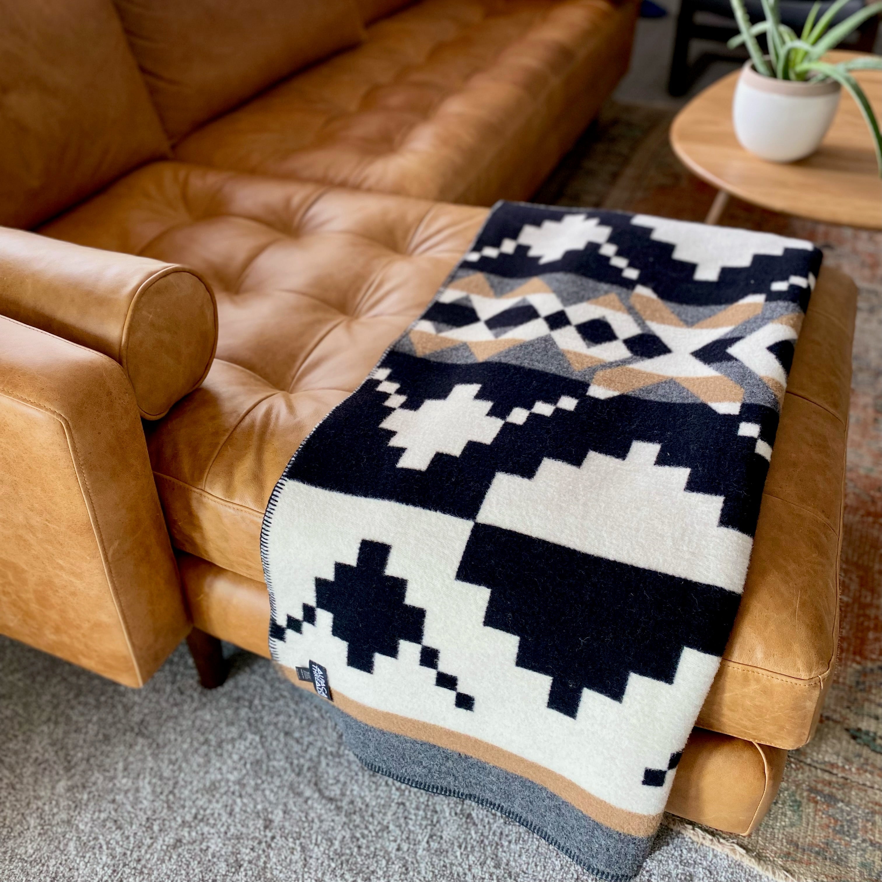 Chakana Alpaca Camp Blanket by Alpaca Threadz