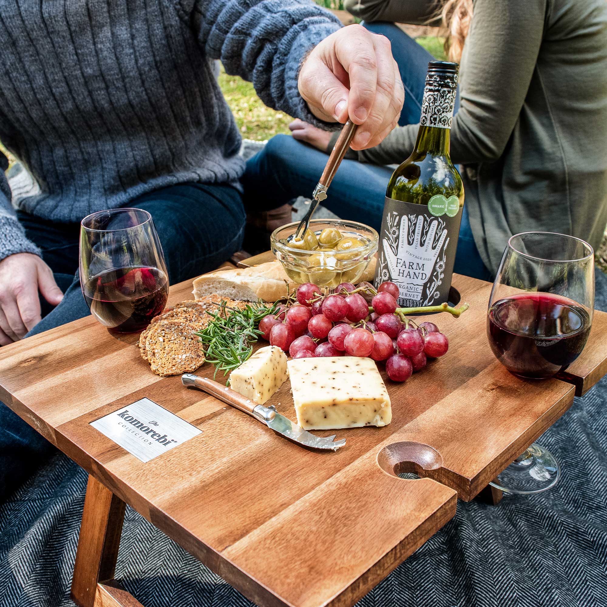 Portable Folding Picnic Table by Komorebi