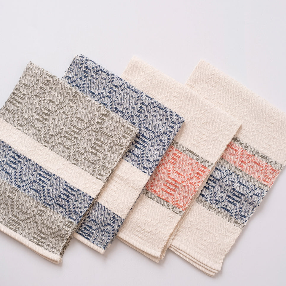 Homestead Hand Towel ~ Tricolor Stripe by Maadili Collective